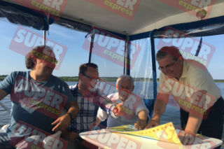 Prezes PiS miło spędzał czas na łódce