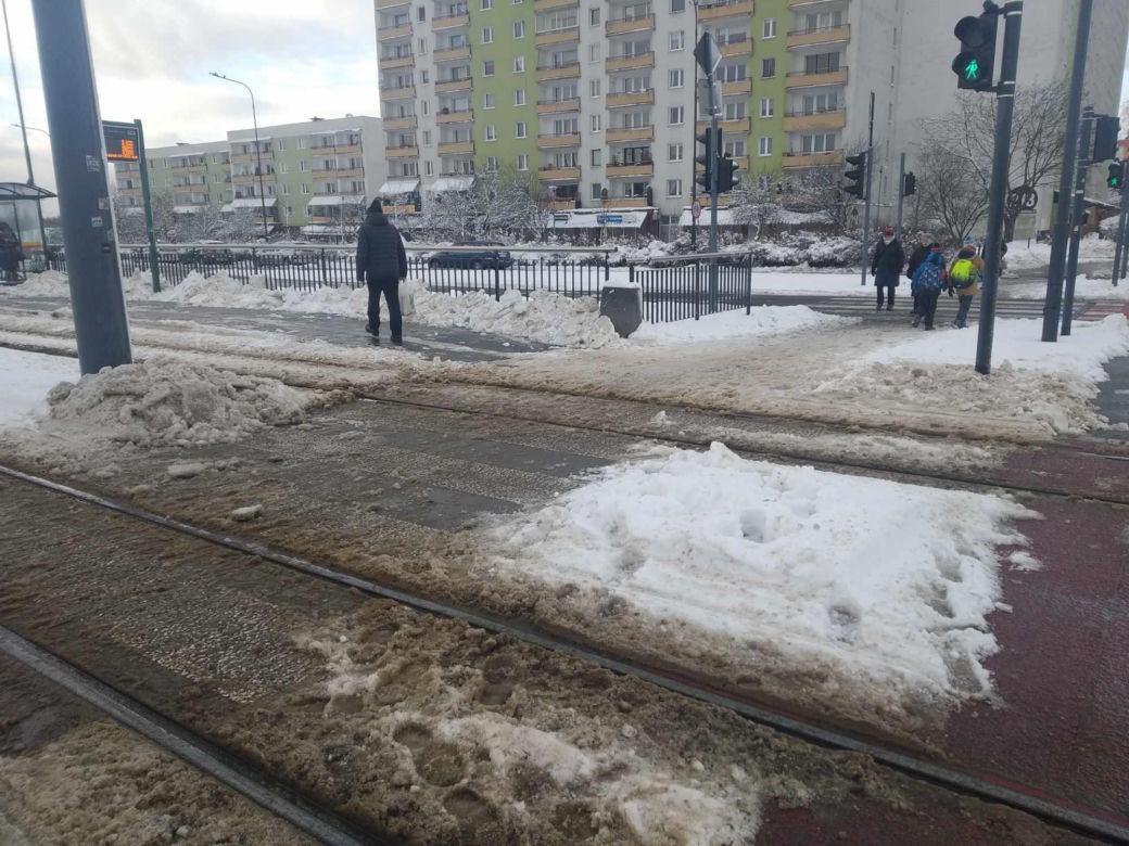 Łodzianie walczą z zimą. „Przystanki wyglądają tragicznie”