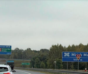 Zjazd z A2 w kierunku Mińska Mazowieckiego lepiej oznakowany