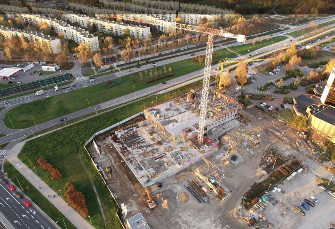 W Kielcach powstają wieżowce Sky Trust. Najnowsze zdjęcia