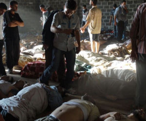 Syria, zagazowane ciała