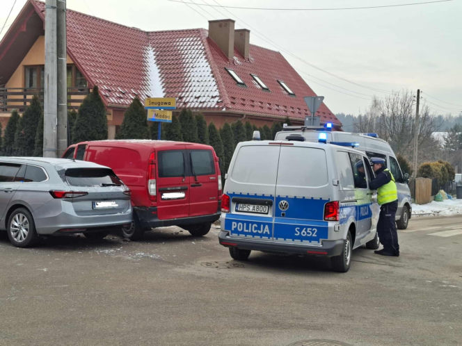 Wypadek u zbiegu ulic Miodowej i Smugowej