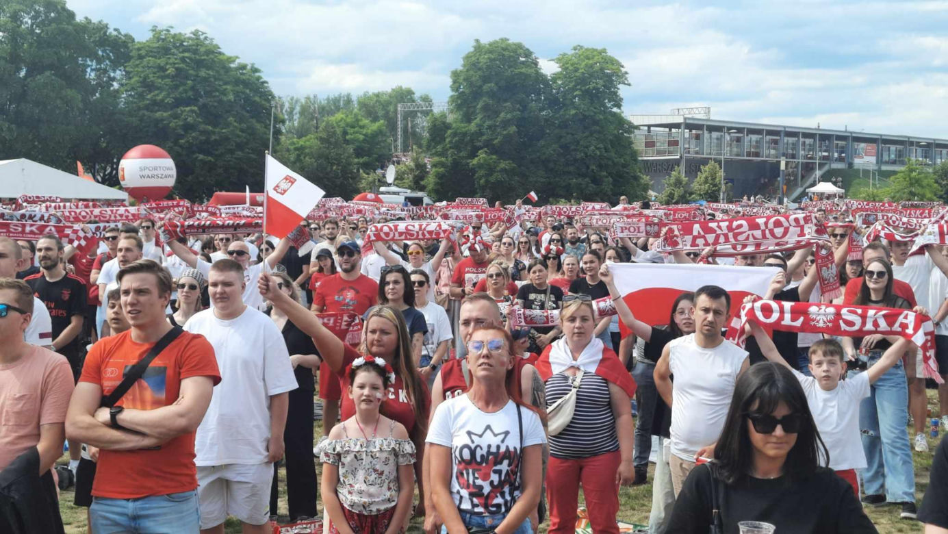 Warszawska Strefa Kibica na Euro 2024 - mecz Polska-Holandia