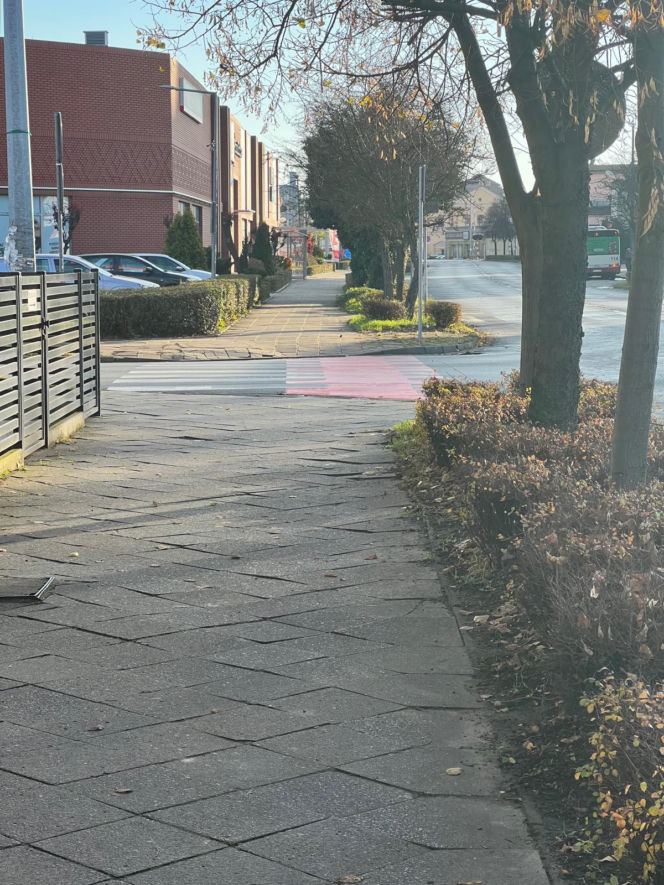 Przejścia pieszo-rowerowe na Zatorzu