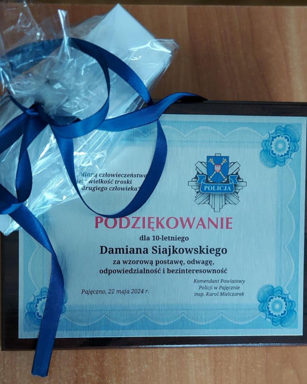 10-letni Damian uratował życie mężczyzny