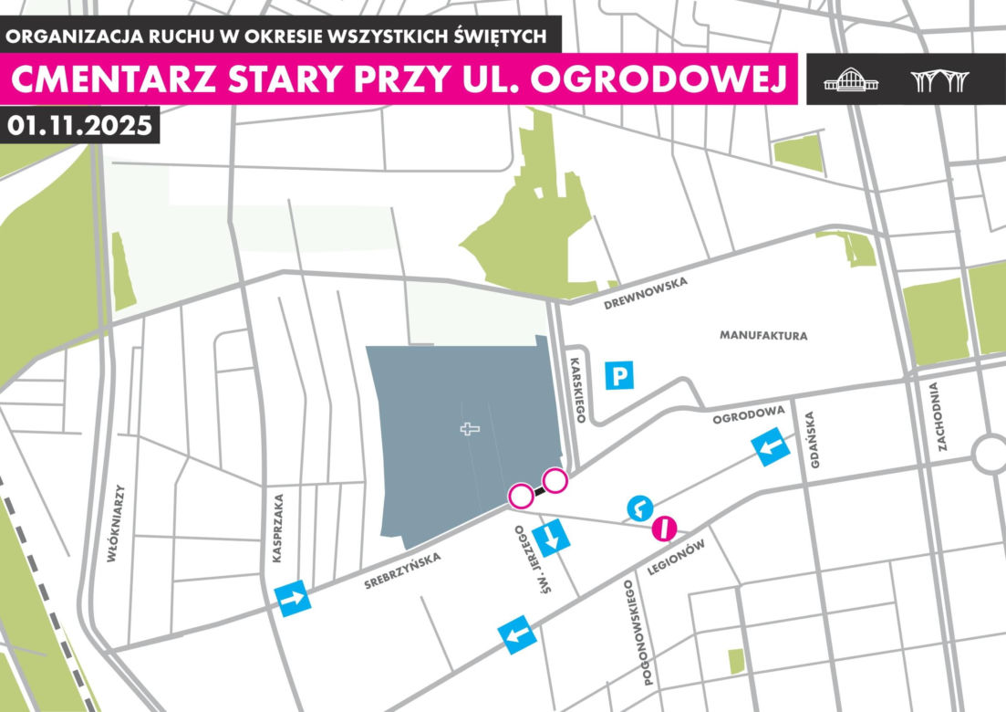 Jak dojechać na łódzkie cmentarze. Wszystkich Świętych 2025
