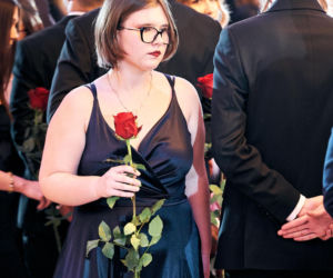 Studniówka siedleckiej Królówki 2026 - walc i polonez