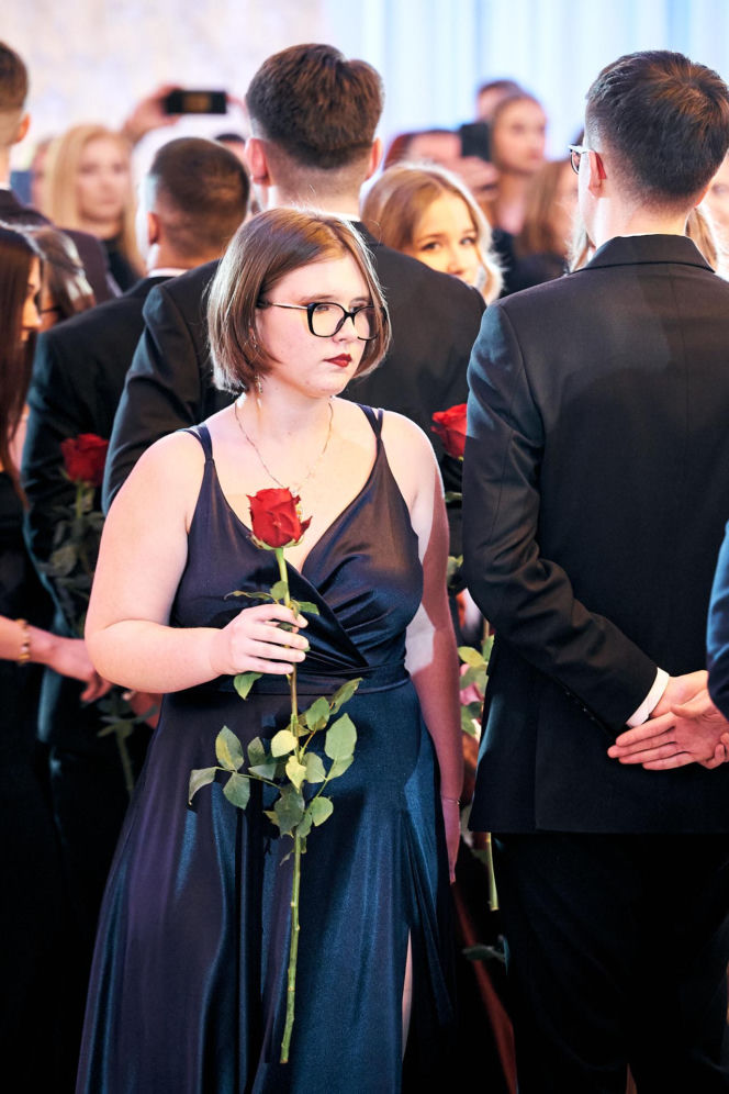 Studniówka siedleckiej Królówki 2026 - walc i polonez