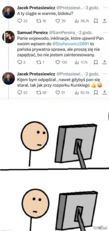 Internet jest bezlitosny dla Jacka Protasiewicza. Oto najlepsze MEMY z byłym wicewojewodą