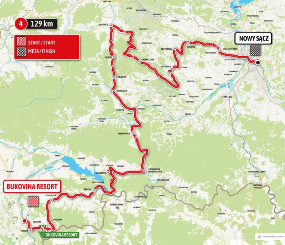 Ogromne utrudnienia w ruchu w Małopolsce. Jaką trasą przejedzie wyścig kolarski?