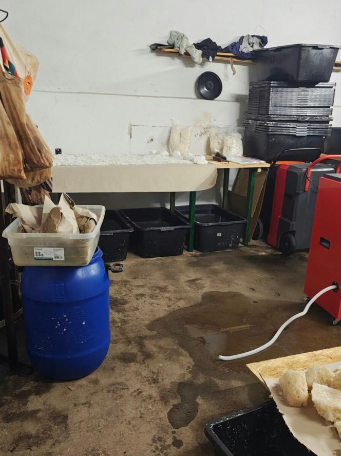 Nielegalne laboratorium narkotykowe
