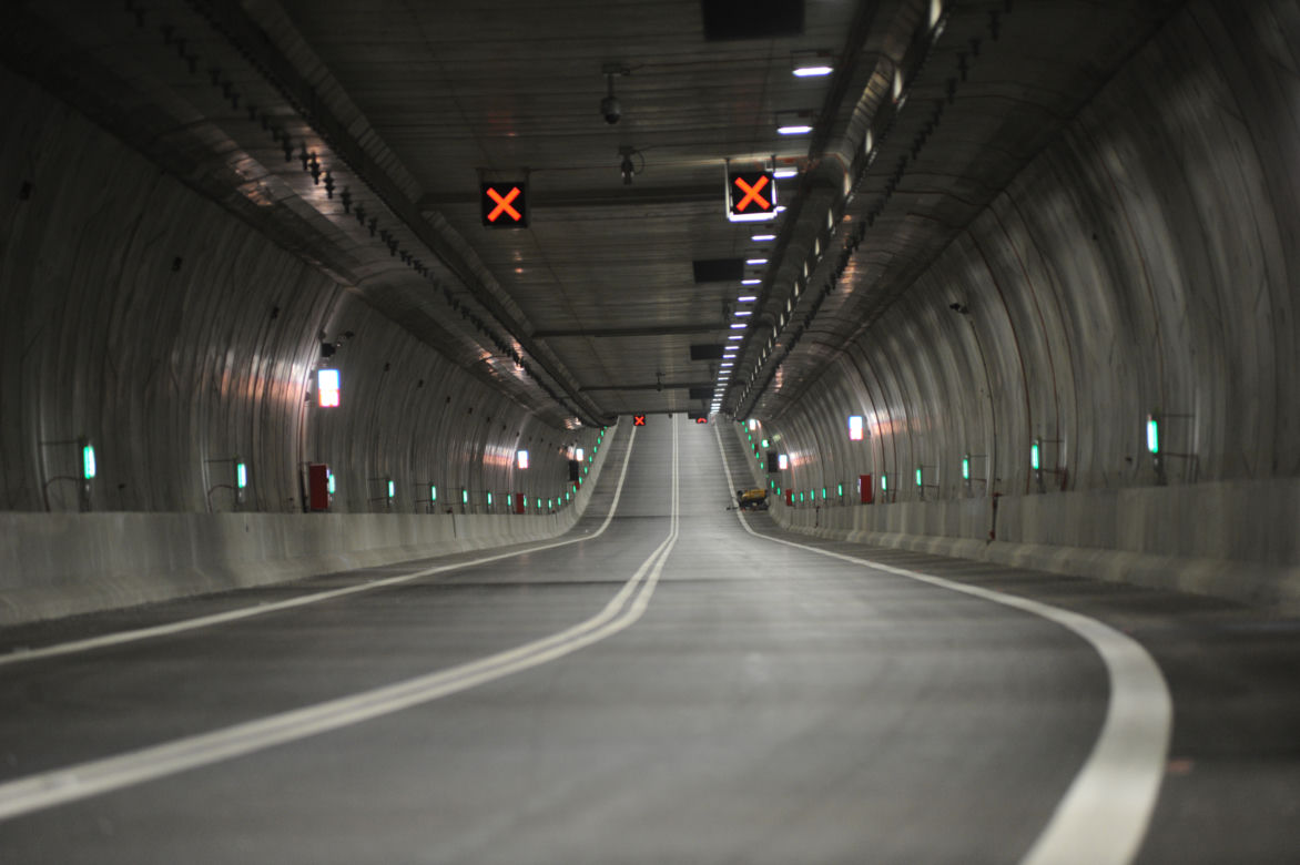 Tunel drogowy w Świnoujściu przed otwarciem