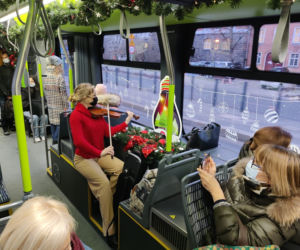 Świąteczny tramwaj wyjechał na olsztyńskie trasy
