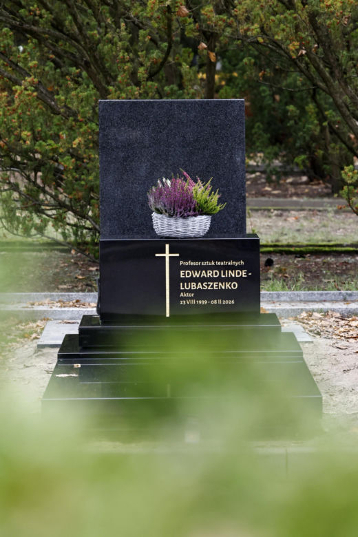 Edward Linde-Lubaszenko. Grób
