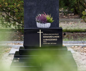 Edward Linde-Lubaszenko. Grób