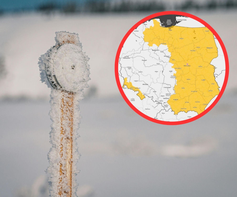 Siarczysty mróz w Polsce: IMGW: temperatura do minus 22 st. C 