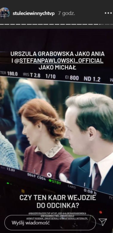 Stulecie Winnych sezon 3: Ania (Urszula Grabowska), Michał (Stefan Pawłowski)