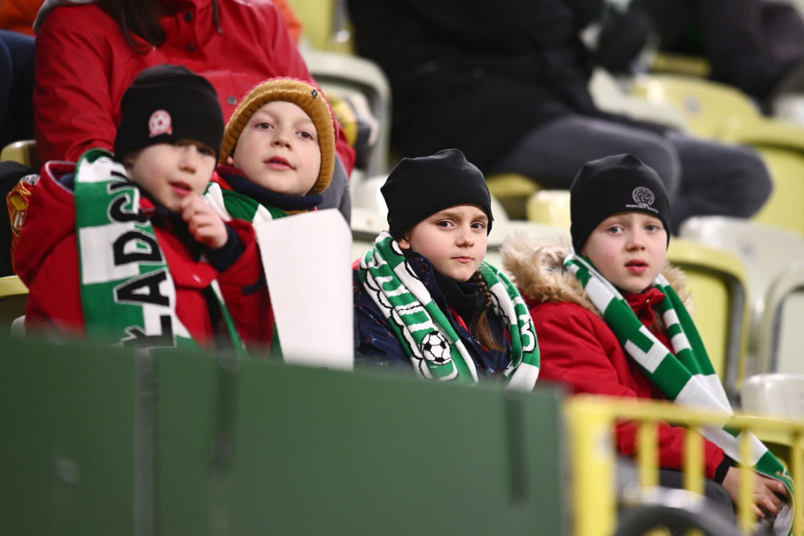 Kibice na meczu Lechia - Śląsk. Zobacz zdjęcia z trybun!
