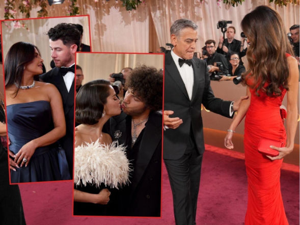 Zakochane pary na Złotych Globach! George Clooney z piękną żoną przyciągali wszystkie spojrzenia