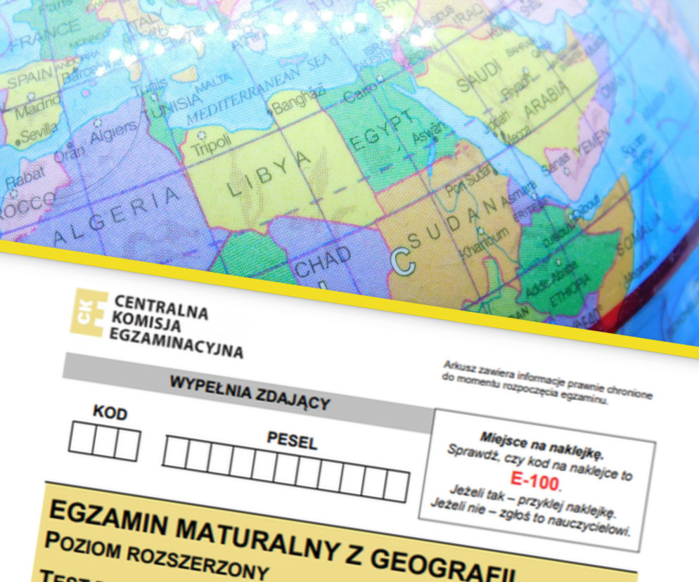 Matura z geografii na poziomie rozszerzonym. Arkusze CKE, pytania, zadania egzaminacyjne, odpowiedzi