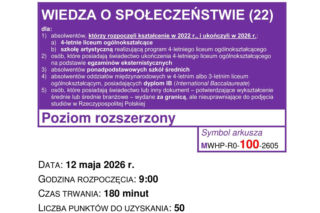 Matura 2026 z rozszerzonego WOS-u: odpowiedzi do wszystkich zadań z arkusza CKE 12.05.2026