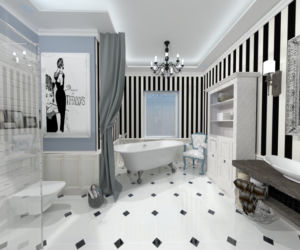 Łazienka w stylu francuskim