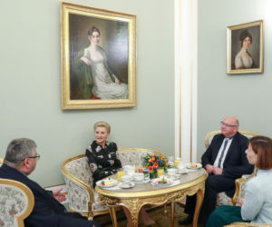 Spotkanie Pierwszej Damy z księżmi orionistami