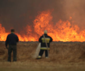 Pożar w Biebrzańskim Parku Narodowym