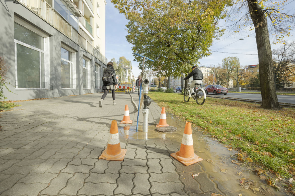 Kierowcy głupieją na Grenadierów przez remont wodociągowców