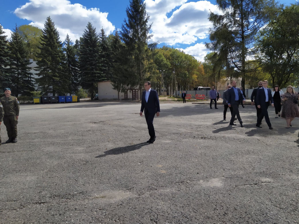 Premier Morawiecki w Siedlcach: oficjalne przekazanie 18. Dywizji Zmechanizowanej transporterów Cougar - 05.09.2022