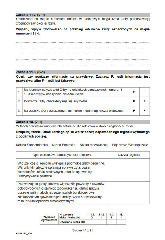 Matura geografia rozszerzona 2021 - arkusz CKE