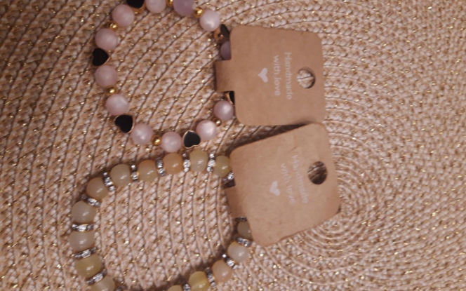 Bransoletka, zrobiona przez Danusię