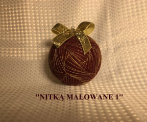 NITKĄ MALOWANE 1 – średnica 12 cm