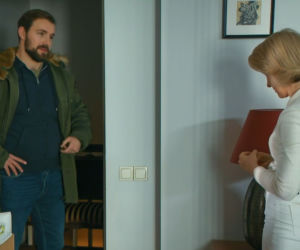 Barwy szczęścia odc. 2641. Bożena (Marieta Żukowska), Marcin Kodur (Oskar Stoczyński)