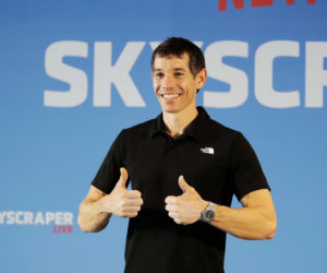 Alex Honnold wspiął się na wieżowiec Taipei 101
