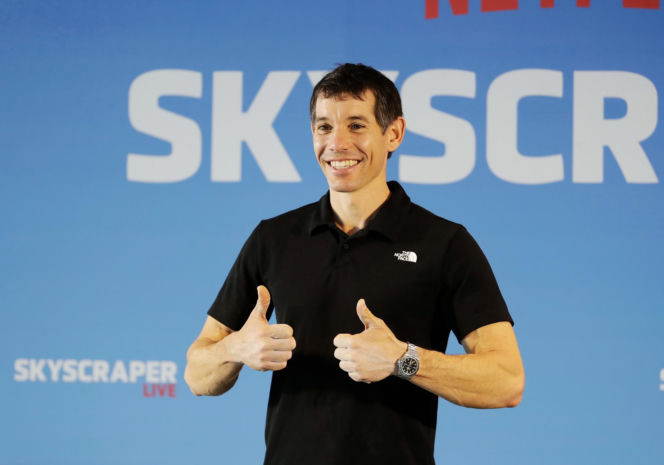 Alex Honnold wspiął się na wieżowiec Taipei 101
