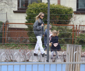 Kasia Tusk z córkami z koszyczkiem przyjechali do Donalda