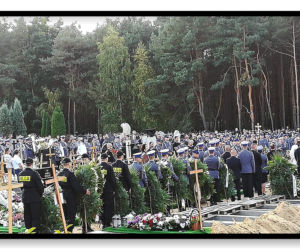 Pogrzeb policjanta który zmarł w pracy