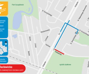 Utrudnienia przy Grójeckiej i Racławickiej [MAPY]