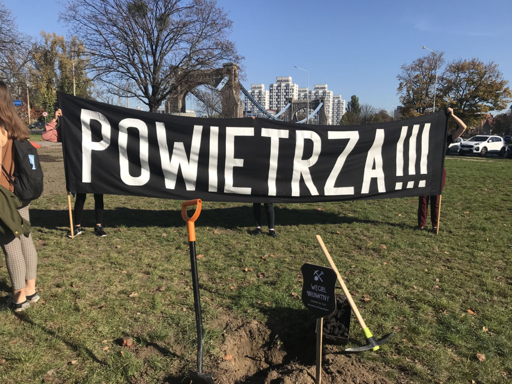 Symboliczny pogrzeb węgla brunatnego