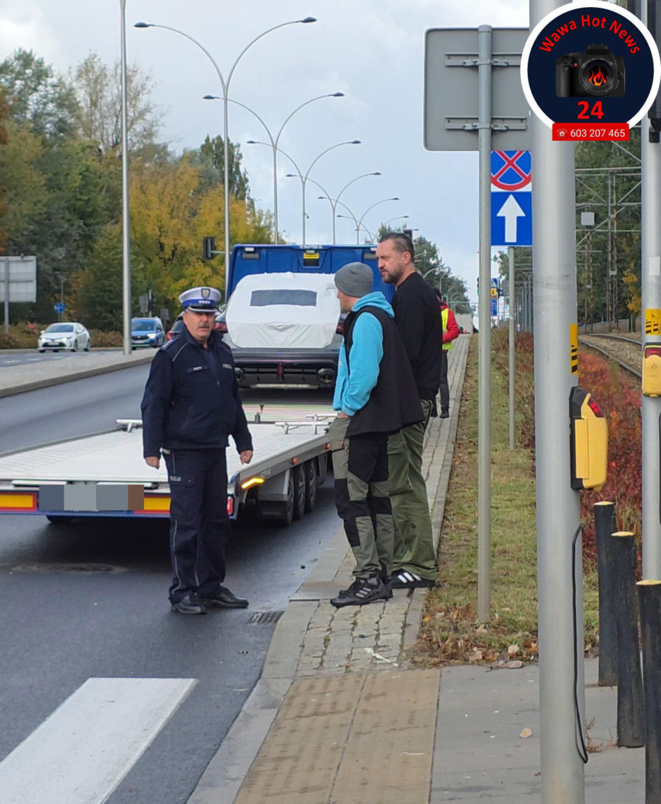 Marcin Prokop miał kolizję drogową