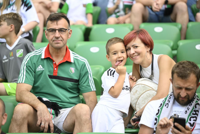 Legia Warszawa - Zagłębie Lubin: Zdjęcia kibiców