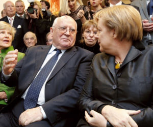 Michaił Gorbaczow i Angela Merkel