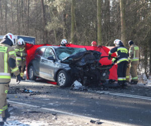 Wypadek pod Siedlcami. Zderzyły się dwie panie, jedna zginęła