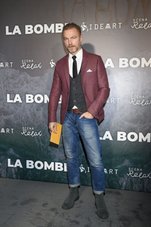 Krystian Wieczorek na premierze spektaklu "La Bombe"