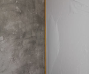 Metamorfoza ściany w salonie BETON na ścianie!