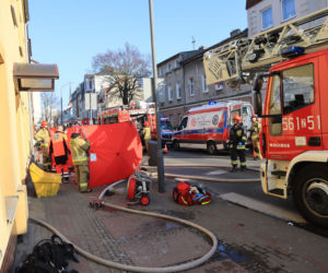 Tragiczny pożar w Świnoujściu. Nie żyje starszy mężczyzna