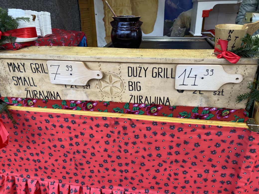 Ceny na jarmarku bożonarodzeniowym w Warszawie