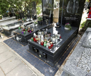 Nowy grób Jacka Magiery