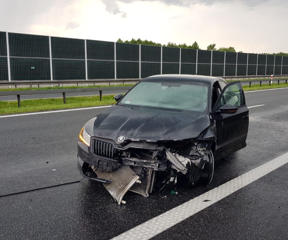 Wypadek autostrada